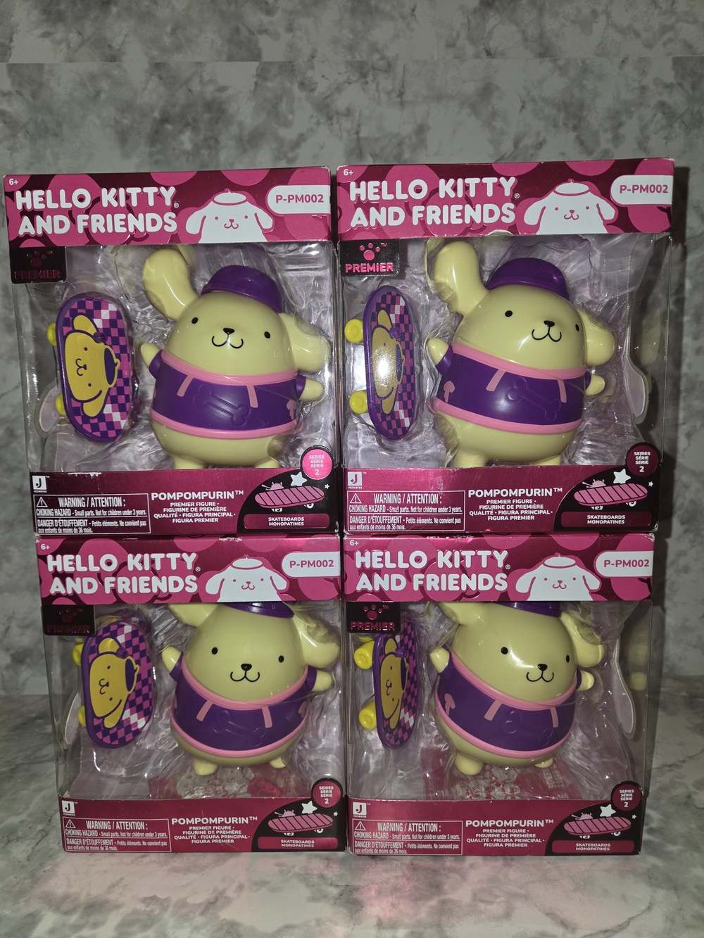 Hello Kitty And Friends - Pompompurin Series 2 Skateboard Figure Set